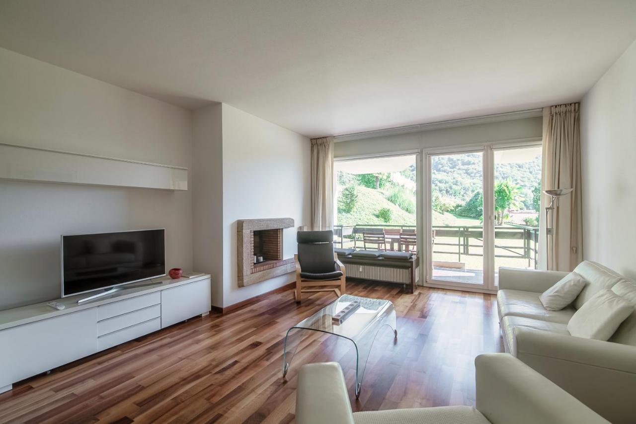 Ferienwohnung Cadro Garden By Quokka 360 - Flat With Garden View Lugano Exterior foto