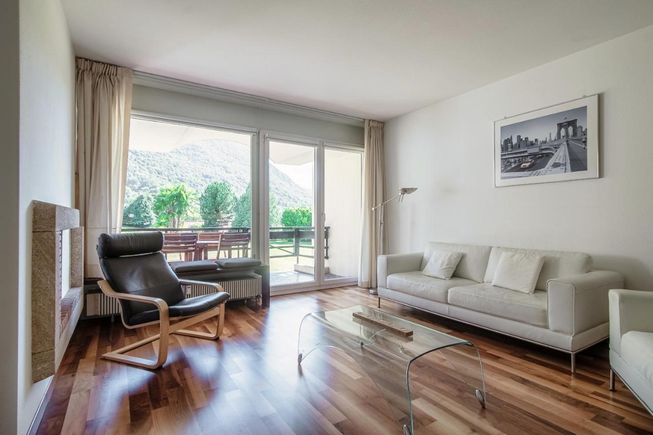 Ferienwohnung Cadro Garden By Quokka 360 - Flat With Garden View Lugano Exterior foto