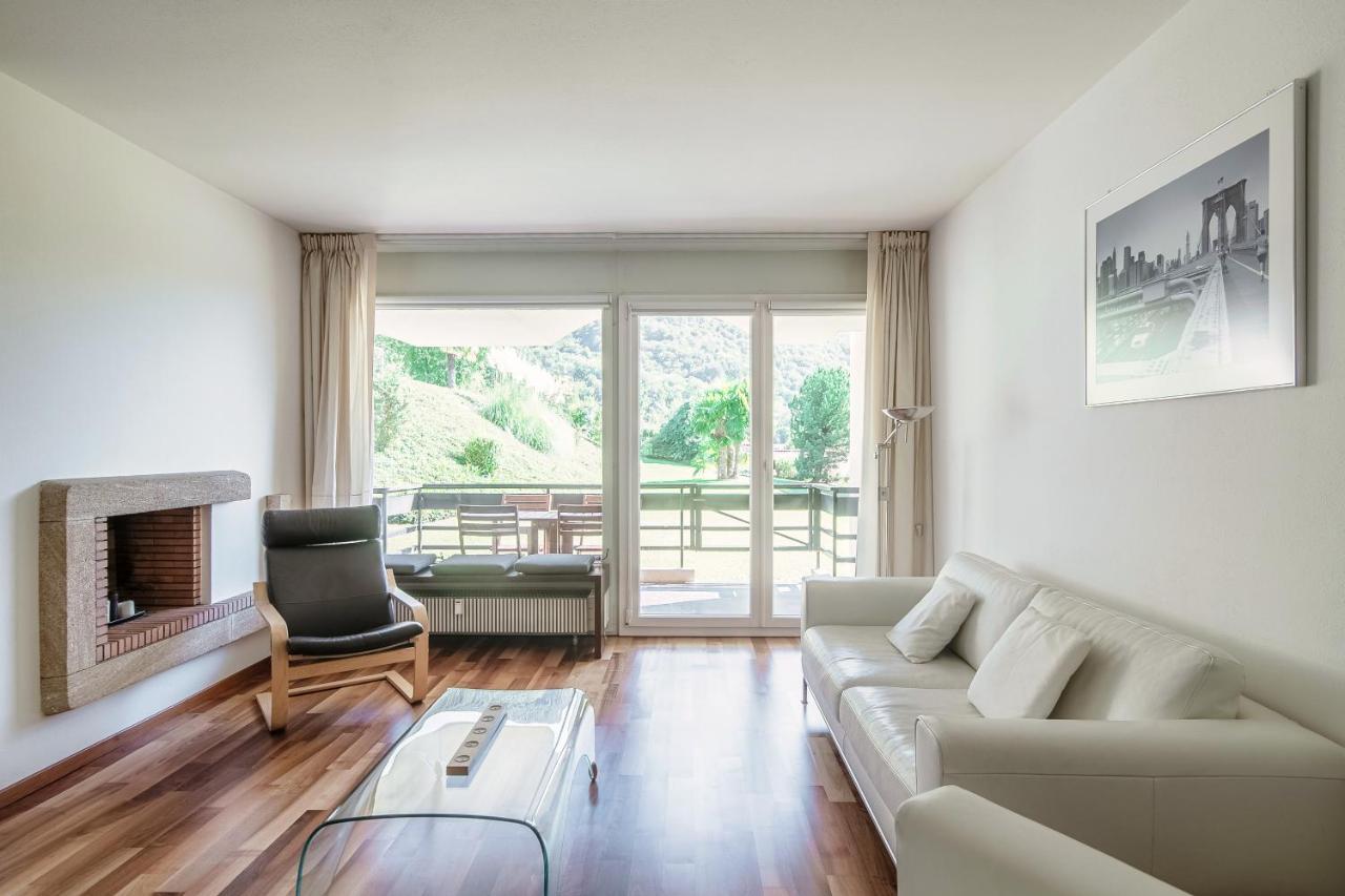 Ferienwohnung Cadro Garden By Quokka 360 - Flat With Garden View Lugano Exterior foto